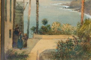 Juan Luna Y Novicio (1857 - 1899) Philippines,  France Listed Artist Watercolor 6