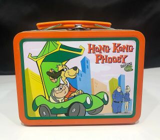 Hong Kong Phooey Mini Lunchbox Wacky Races Metal Tin Box 1999 Cartoon Network
