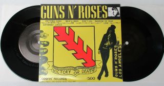 Guns N Roses Baked On Mess 4 Track Demos Double 7 " Single 45 Axl Rose Slash Duff
