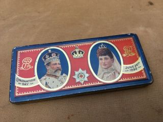 Ration Boer War Ww1 Queen Mary Tin Rowntrees Chocolate Still Inside