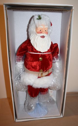 Coca - Cola 1990 Posable Santa Claus Still Factory Wrapped Willitts Designs