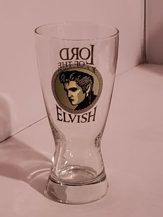 Elvish Beer 12 Oz Drinking Glass Lord Of The Kings Elvis 2016 Alien Spaceship