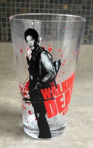 The Walking Dead Daryl Dixon Drinking Pint Glass Tumbler