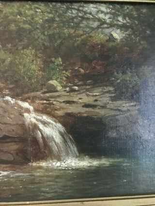 Early Landscape Oil Painting - Signed George Lafayette Clough (1824 - 1901) 11