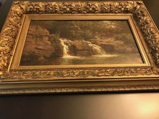 Early Landscape Oil Painting - Signed George Lafayette Clough (1824 - 1901) 12