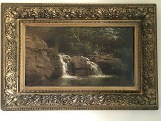 Early Landscape Oil Painting - Signed George Lafayette Clough (1824 - 1901)