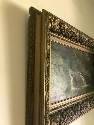 Early Landscape Oil Painting - Signed George Lafayette Clough (1824 - 1901) 4