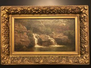 Early Landscape Oil Painting - Signed George Lafayette Clough (1824 - 1901) 6