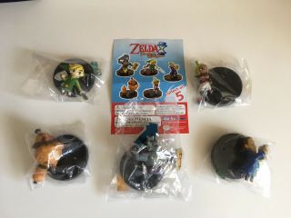Legend Of Zelda Phantom Hourglass Gacha Tomy Figures Full Set