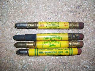 Vintage Advertising John Deere & Mansur Bullet Pencil Moline Illinois,  3