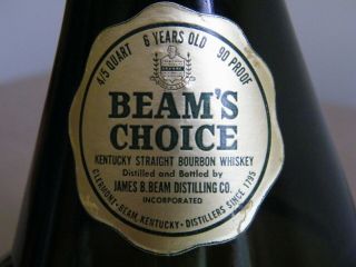 Vtg Jim Beam I Dream of Jeannie 1964 Smoke Green Genie Bottle Decanter w/Labels 5