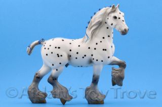 Breyer Triton - Web Special Classics Glossy Appaloosa Shire Draft Horse