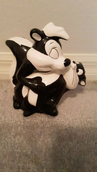 Warner Brothers Pepe Le Pew And Penelope 7 " Piggy Bank