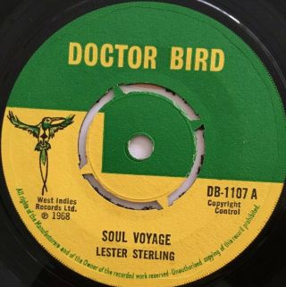 Lester Sterling Soul Voyage Alva Lewis Revelation Doctor Bird Db1107 1968 Ex