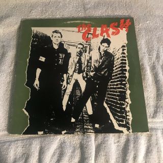 The Clash Self Titled Lp Je 36060 79 Epic Terre Haute Pressing Plays Nm Vg,  /vg,