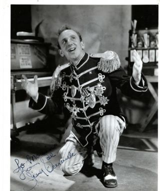 Actor,  Comedian Jimmy Durante,  Signed Vintage Studio Photo.