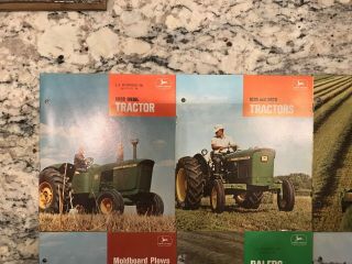 6 John Deere early 5020 1020 2020 tractor combine Baler Plows brochure 2