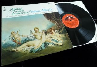 Mozart: Violin Concertos Nos.  4 & 5 - Nathan Milstein Columbia Sax 5254 Ed1