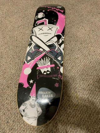 Aqua Teen Hunger Force Adult Swim Athf Spanky Baker Skateboard Deck Rare