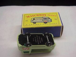 Vintage Matchbox Series No.  21 Milk Delivery Truck with Box 5