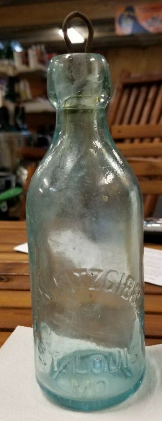 Vintage John Fitzgibbon Bottle St.  Louis Mo.