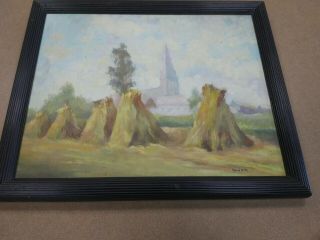 Alfred Hutty Oil Painting Listed Artist Charleston Renaissance 16x20