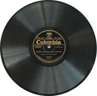 78 Rpm Columbia 14343 Blind Willie Johnson Dallas Mother 