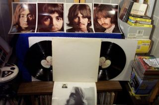 The Beatles 2 Lp " The White Album " W Low 0022,  113 & All 7 Errors Vg,