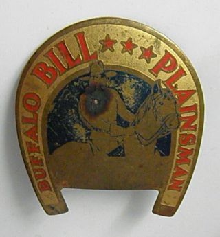 Vintage Buffalo Bill Plainsman Premium Pin