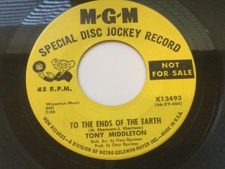 Northern Soul 45 Tony Middleton To The Ends Of The Earth/ Don ' t Ever Leave Me 3
