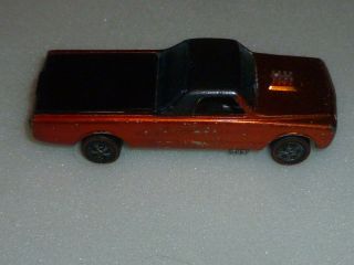 Vintage Hotwheels Redline Metallic Orange Custom Fleetside Mattel 1968 Rare Vtg
