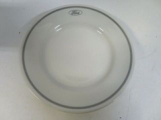 Ford Motor Co Cafeteria Shenango Restaurant China Gray Bread & Butter Plate