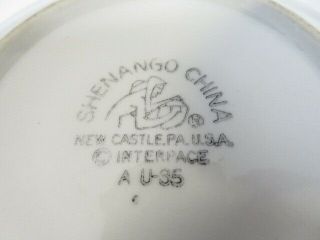 Ford Motor Co Cafeteria Shenango Restaurant China Gray Bread & Butter Plate 3