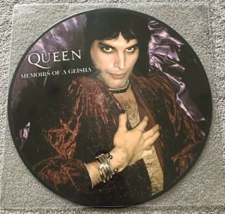 Queen - Memoirs Of A Geisha Picture Disc Lp Freddie Mercury Limited To 300 Ex,