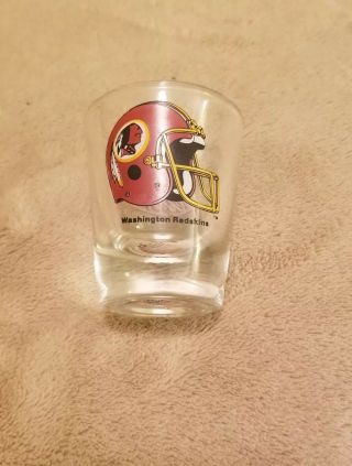 Shot Glass Washington Redskins Nfl Football Travel Souvenir