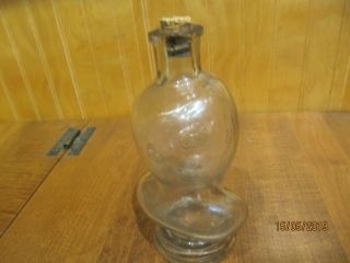 Rare Figural crying baby face bottle T.  P.  S Co N Y 2