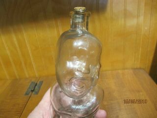 Rare Figural crying baby face bottle T.  P.  S Co N Y 3