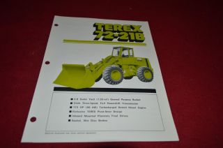Terex 72 - 21b Wheel Loader Dealers Brochure Dcpa2 Ver2