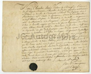 [charles - Louis - Victor] - 1788 French Letter Sent To Prince De Broglie