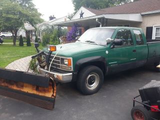 1991 Chevy Truck With A Plow