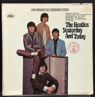 The Beatles Yesterday And Today Lp - 1969 Green St - X - 2553 Jacksonville Club