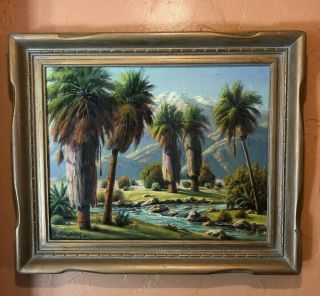 Paul Grimm Painting - Palm Springs,  California Mid Century
