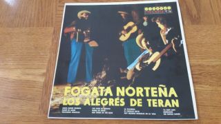 Los Alegres De Teran - Fogata Nortena - Lp - Very Good