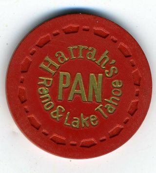 1960s Pan (panguingue) Chip From Harrah 