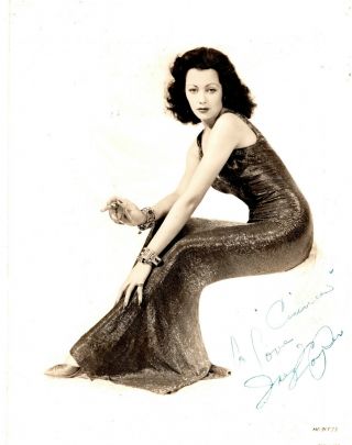 American Actress Inez Cooper,  Vintage Signed Studio Photo