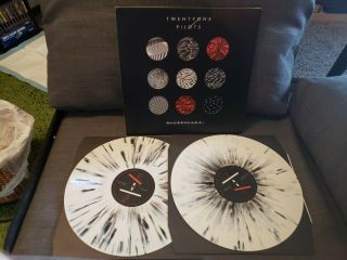 Twenty One Pilots Blurryface 2xlp White/black Splatter Vinyl Rare Oop
