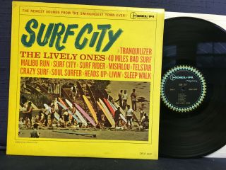 The Lively Ones - Surf City - 1963 - Delfi Label - Mono