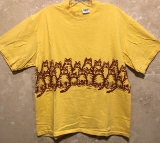 Vintage 1977 Kliban Too Many Cats Crazy Shirts Hawaii Kilban Mens/unisex Large