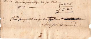 18th Century,  men of fame,  signed documents,  Thomas Seymour,  T.  Young Seymour 6