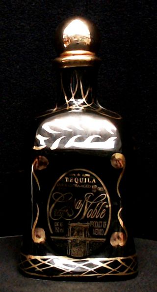 Casa Noble Special Reserve Tequila Empty 750 Ml Bottle Black & Gold Numbered